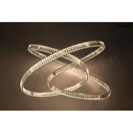 MSE1501100197 MOOSEE lampa wisząca WAVE 130 chrom