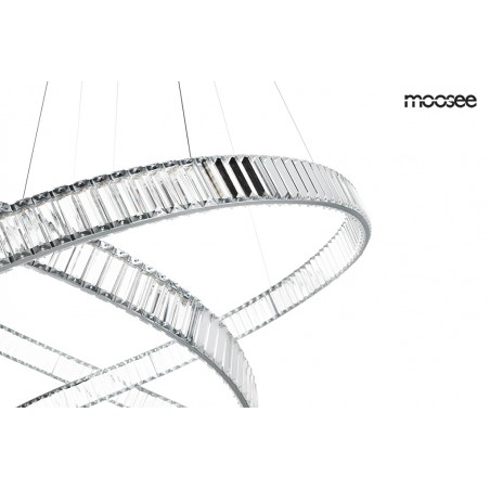 MSE1501100197 MOOSEE lampa wisząca WAVE 130 chrom