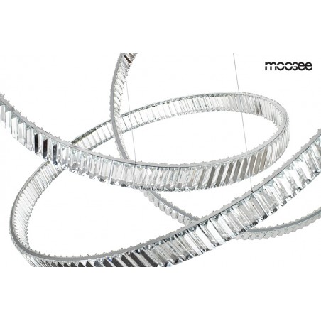 MSE1501100197 MOOSEE lampa wisząca WAVE 130 chrom