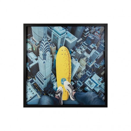 KH1501100278 Obraz BIG CITY SKATER 130x130 cm KH1501100278 Obraz BIG CITY SKATER 130x130 cm