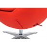 KH1501100232 Fotel EGG SZEROKI PU czerwony