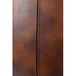 KH1501100233 Fotel EGG SZEROKI PU brąz vintage koniak