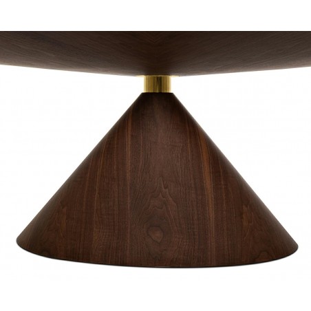 KH1501100291 Stół UFO orzech / naturalny fornir
