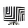 55856  KARE lampa stołowa STRISCE 44 cm          biało-czarna