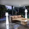 LUMLL110WLNW NEW GARDEN lampa podłogowa LOLA 110  BATTERY biała