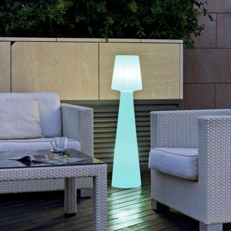 LUMLL110WLNW NEW GARDEN lampa podłogowa LOLA 110  BATTERY biała