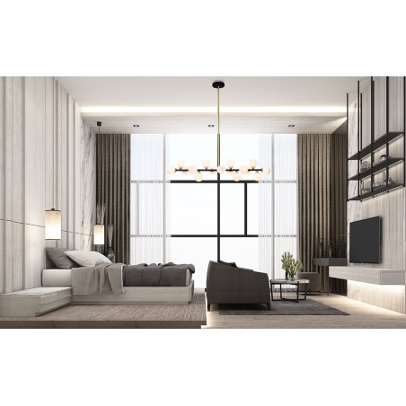MSE010100117 MOOSEE lampa wisząca COSMO LEVEL M - czarna, złota