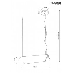 MSE010100126 MOOSEE lampa wisząca PICCO S - złota