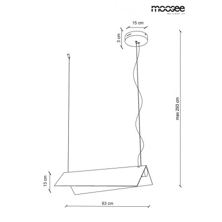 MSE010100126 MOOSEE lampa wisząca PICCO S - złota