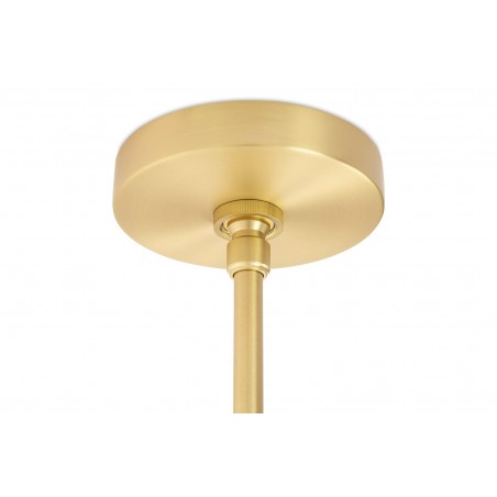 MD10230G-15.BRASS Lampa wisząca PLANETARIO 15 GOLD złota - klosze szronione