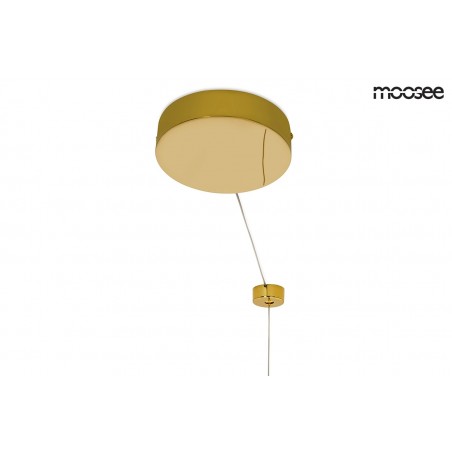 MSE010100110 MOOSEE lampa wisząca RING LUXURY 110 złota - LED, chromowane złoto