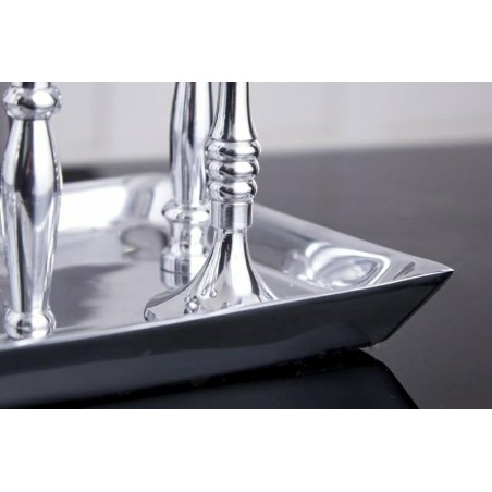 38067 INVICTA świecznik 7-płomieniowy - aluminium