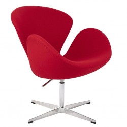 JH028.RED.17.LIFT Fotel SWAN PREMIUM regulowany czerwony