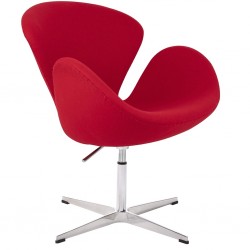 JH028.RED.17.LIFT Fotel SWAN PREMIUM regulowany czerwony