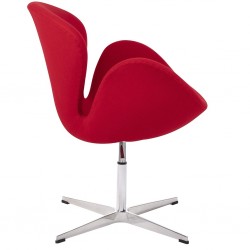 JH028.RED.17.LIFT Fotel SWAN PREMIUM regulowany czerwony