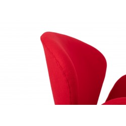 JH028.RED.17.LIFT Fotel SWAN PREMIUM regulowany czerwony