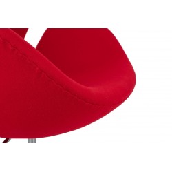 JH028.RED.17.LIFT Fotel SWAN PREMIUM regulowany czerwony