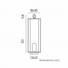LUMSRC050BXWLNW NEW GARDEN lampa dekoracyjna SIROCO 50 BATTERY IN&OUT