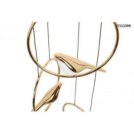 MSE010100294 MOOSEE lampa wisząca BIRD DISC złota