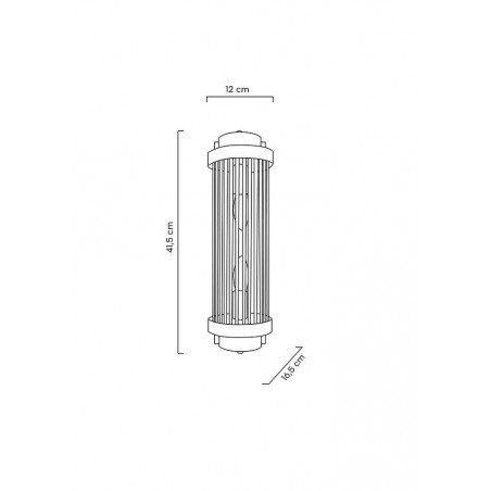 MSE010100361 MOOSEE lampa ścienna COLUMN 40 złota