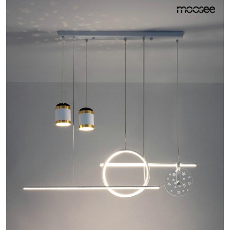 MSE010100343 MOOSEE lampa wisząca STARS biała