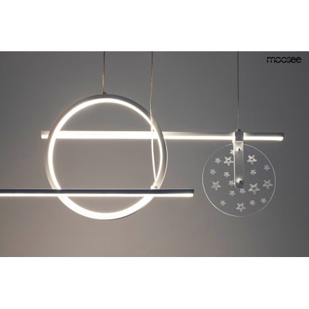 MSE010100343 MOOSEE lampa wisząca STARS biała