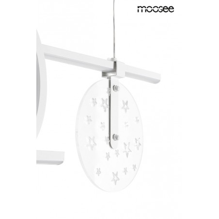 MSE010100343 MOOSEE lampa wisząca STARS biała