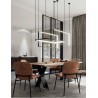 MAXLIGHT P0271D LAMPA WISZĄCA GEOMETRIC CZARNA ŚCIEMNIALNA