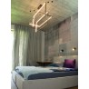 MAXLIGHT P0271D LAMPA WISZĄCA GEOMETRIC CZARNA ŚCIEMNIALNA