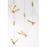 MSE1501100486 Lampa wisząca BUTTERFLY DISC 5 złota
