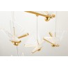 MSE1501100486 Lampa wisząca BUTTERFLY DISC 5 złota