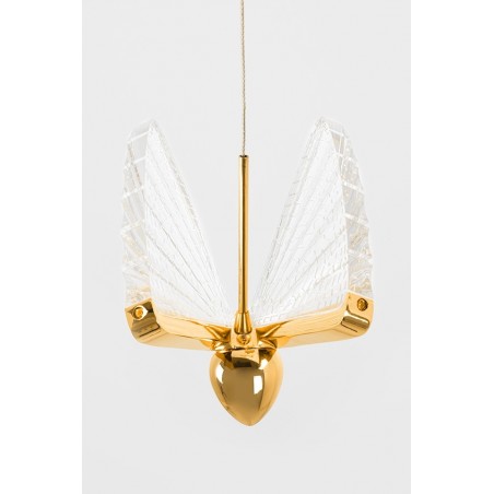 MSE1501100486 Lampa wisząca BUTTERFLY DISC 5 złota