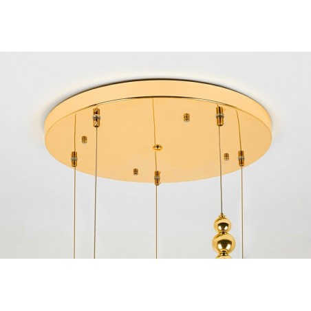 MSE1501100486 Lampa wisząca BUTTERFLY DISC 5 złota