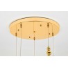 MSE1501100486 Lampa wisząca BUTTERFLY DISC 5 złota