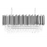 DW-D5689S.SILVER Lampa wisząca IMPERIAL LONG SILVER 90 - stal, kryształ