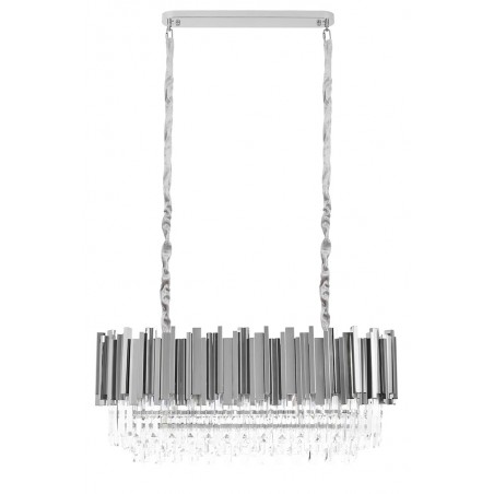 DW-D5689S.SILVER Lampa wisząca IMPERIAL LONG SILVER 90 - stal, kryształ