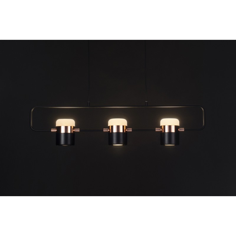 XCP7598-3 BLACK Lampa wisząca BLINK 3 czarna - LED, metal