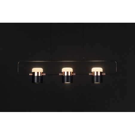 XCP7598-3 BLACK Lampa wisząca BLINK 3 czarna - LED, metal