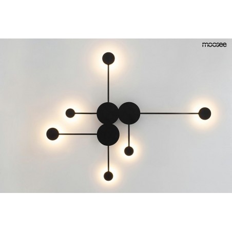 MSE010400213 MOOSEE lampa ścienna SHADOW MULTI czarna