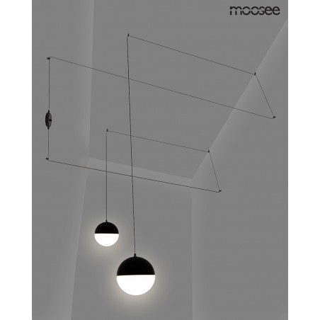 MSE010100152 MOOSEE lampa ścienna BOWL DUO czarna