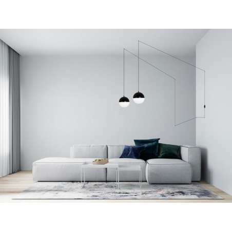 MSE010100152 MOOSEE lampa ścienna BOWL DUO czarna