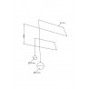 MSE010100152 MOOSEE lampa ścienna BOWL DUO czarna