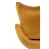 KH0101009559 Fotel EGG SZEROKI VELVET khaki zielony
