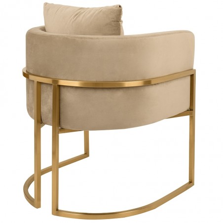 MSE011000303.V13 Fotel CHLOE VELVET khaki