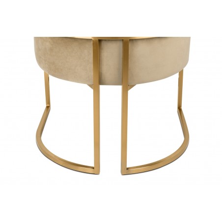 MSE011000303.V13 Fotel CHLOE VELVET khaki