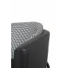 MSE011000330 Fotel GUBI czarny PU / pepitka