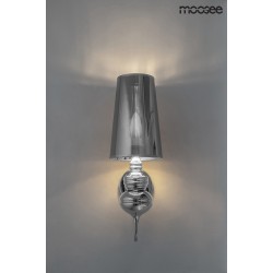 MSE010100226 MOOSEE lampa ścienna QUEEN 15 srebrna