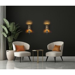 MSE010100226 MOOSEE lampa ścienna QUEEN 15 srebrna