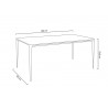 KH1501100162 Stół SLIM 180 czarny