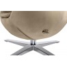 KH1501100231 Fotel EGG SZEROKI VELVET khaki